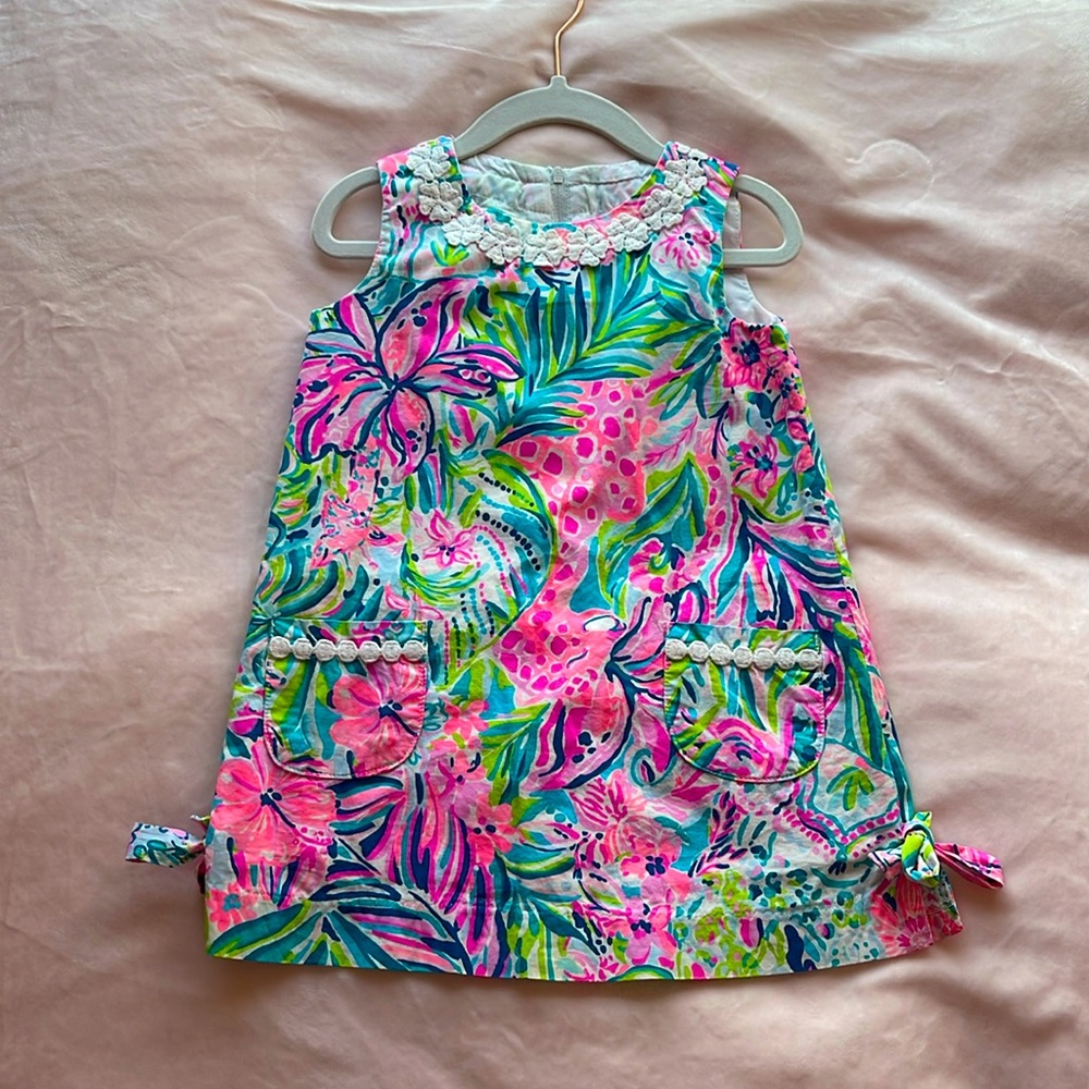 Lilly Pulitzer shift dress size 3 toddler girls